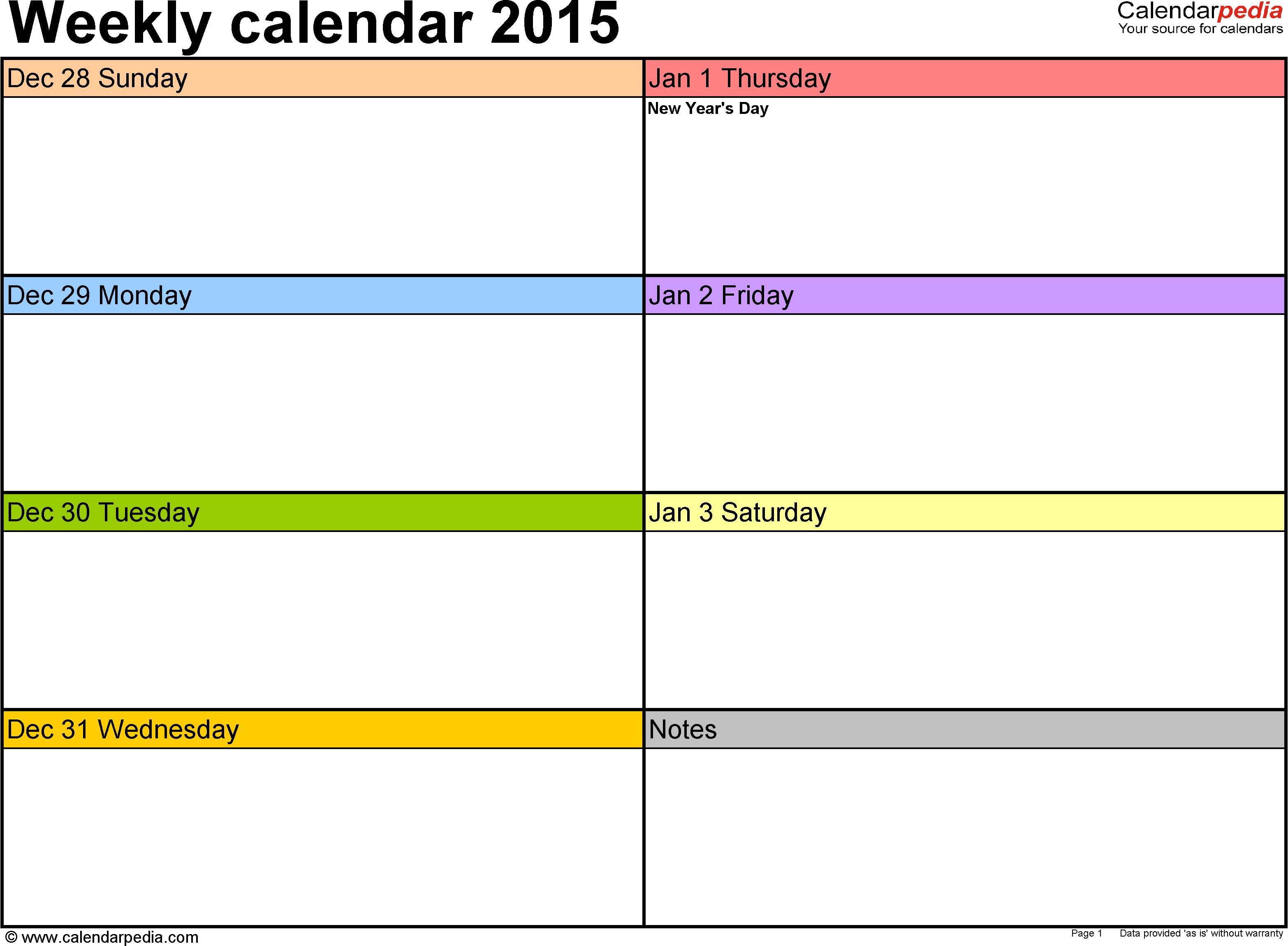 30 Day Calendar Template Excel For Your Needs