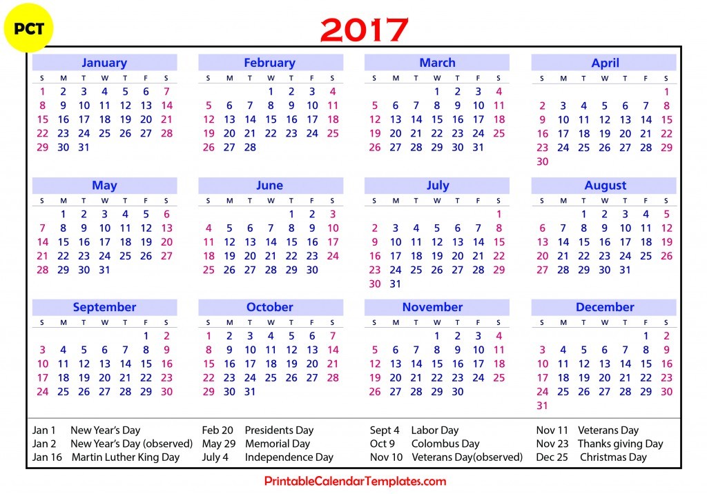 Calendars Online Printable Free Printable Calendar 2017 Templates