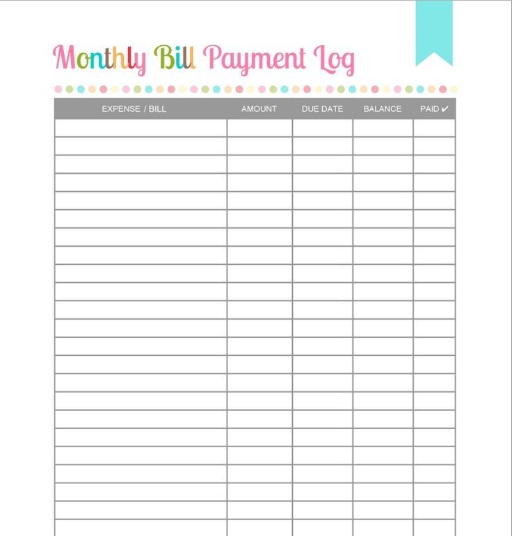 Free Printable Bill Payment Calendar Best 25 organizing Monthly Bills Ideas On Pinterest