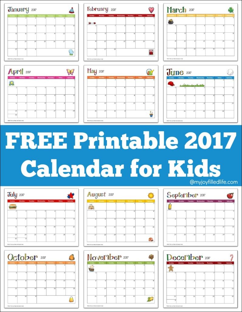 Free Printable Kids Calendar July Coloring Calendar for Kids