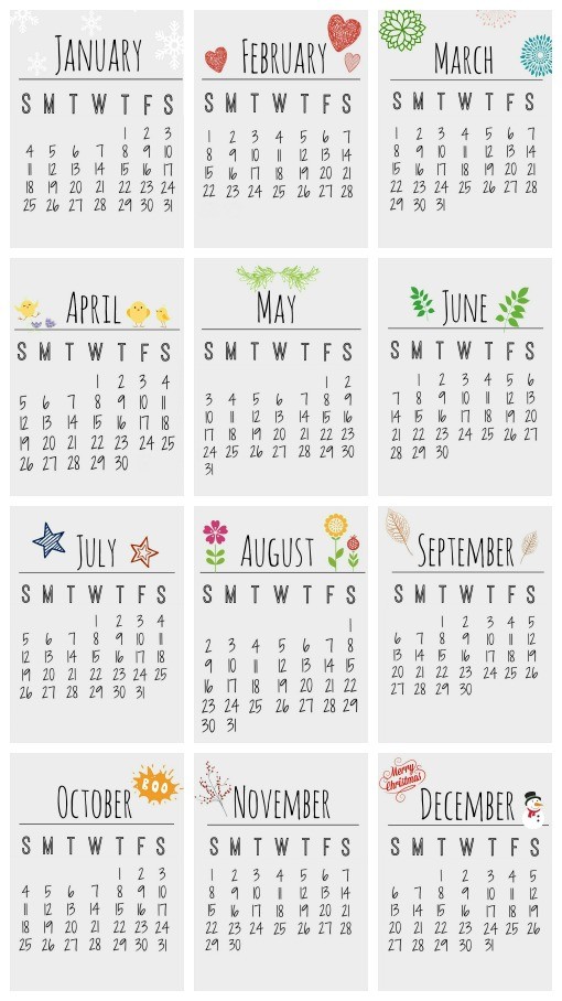Free Mini Calendar 2018 Pharmaqust