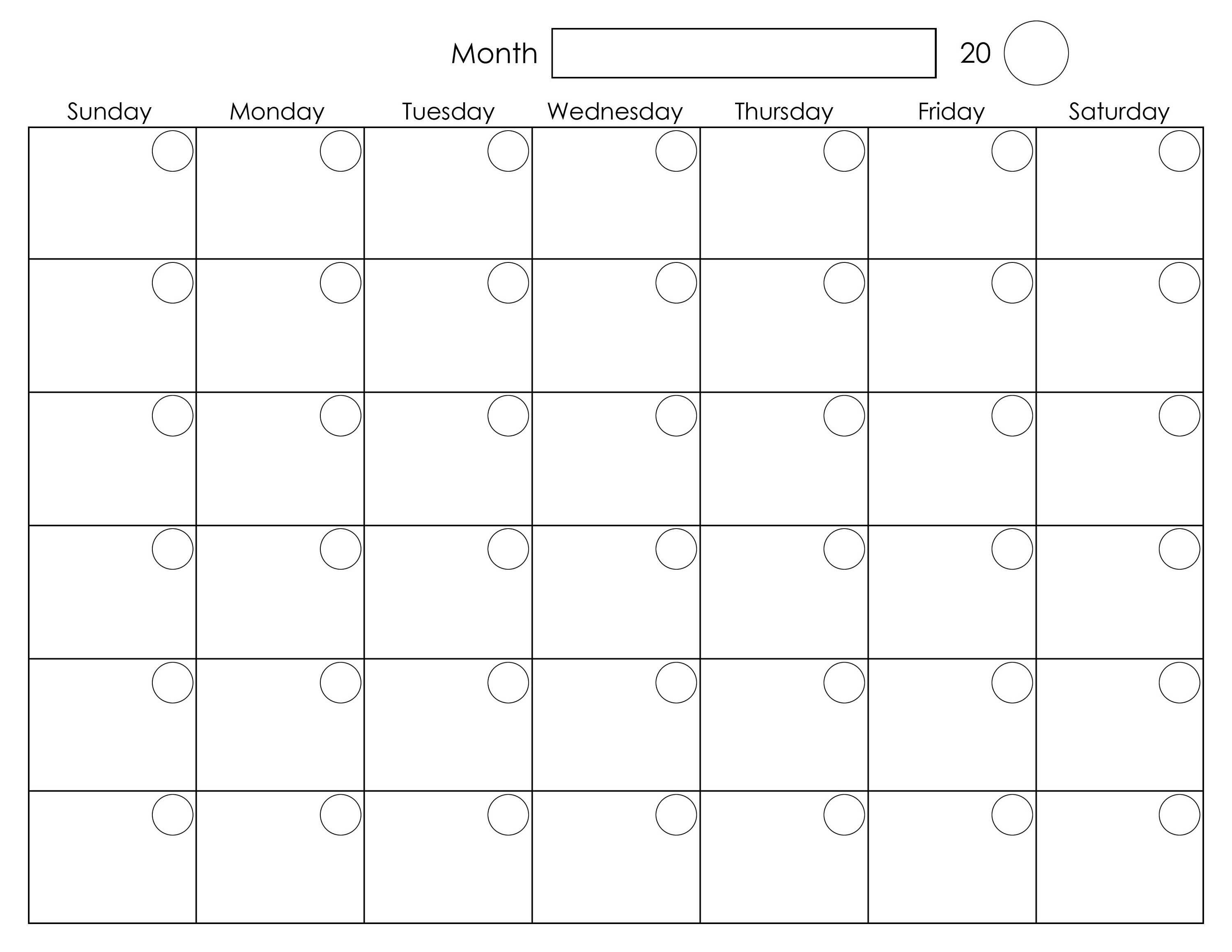 How Do I Print A Monthly Calendar