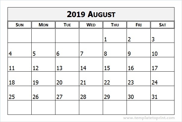 august 2019 calendar template 1465