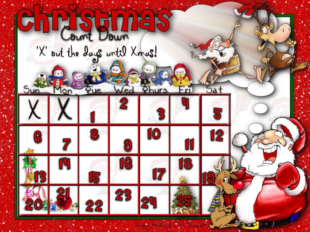 Printable Christmas Calendars Printable Holiday Calendars 2017christmas