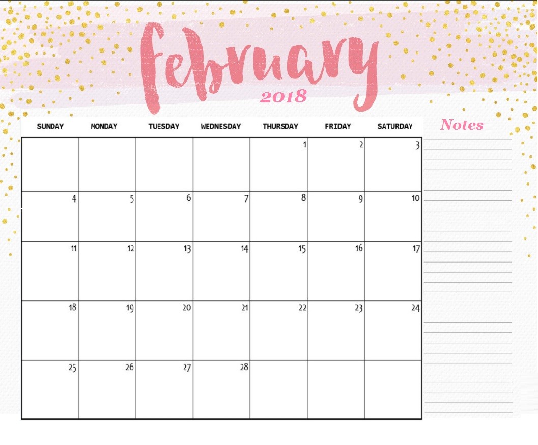 free printable 2018 desk calendar