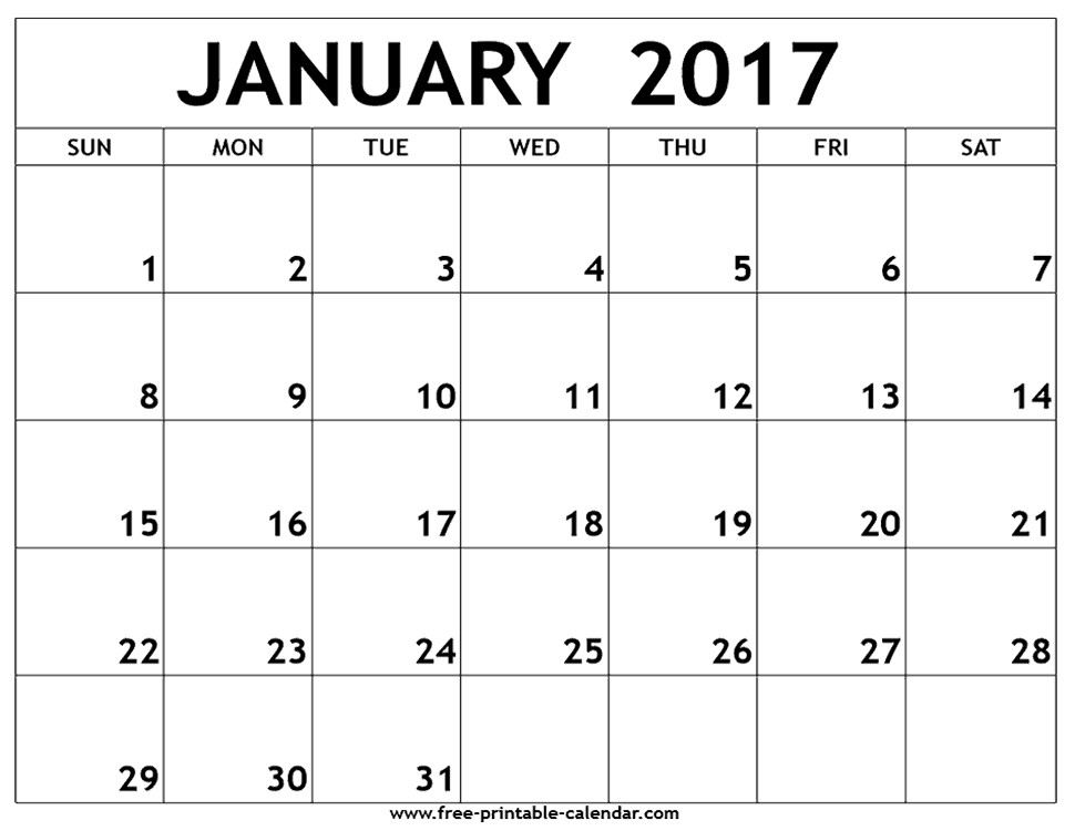 Fresh Printable January Calendar Free Printable Calendar Monthly