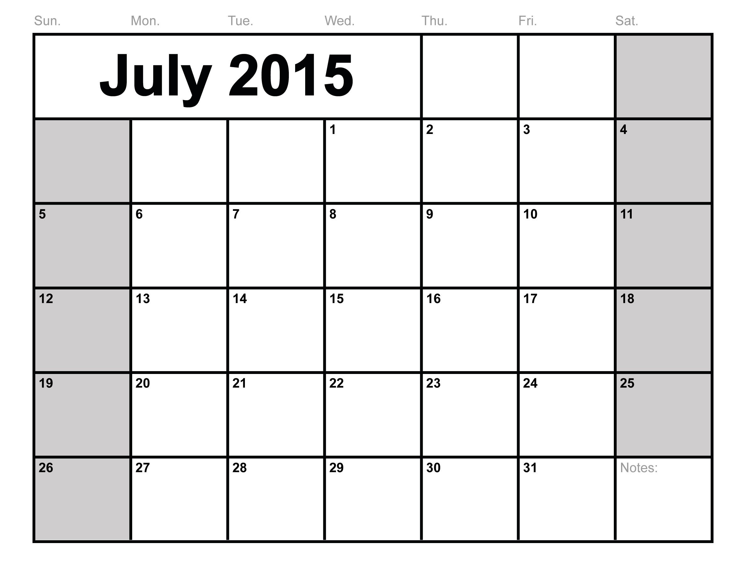 Printable Month Calendars Monthly Calendar Printable – 2017 Printable Calendar