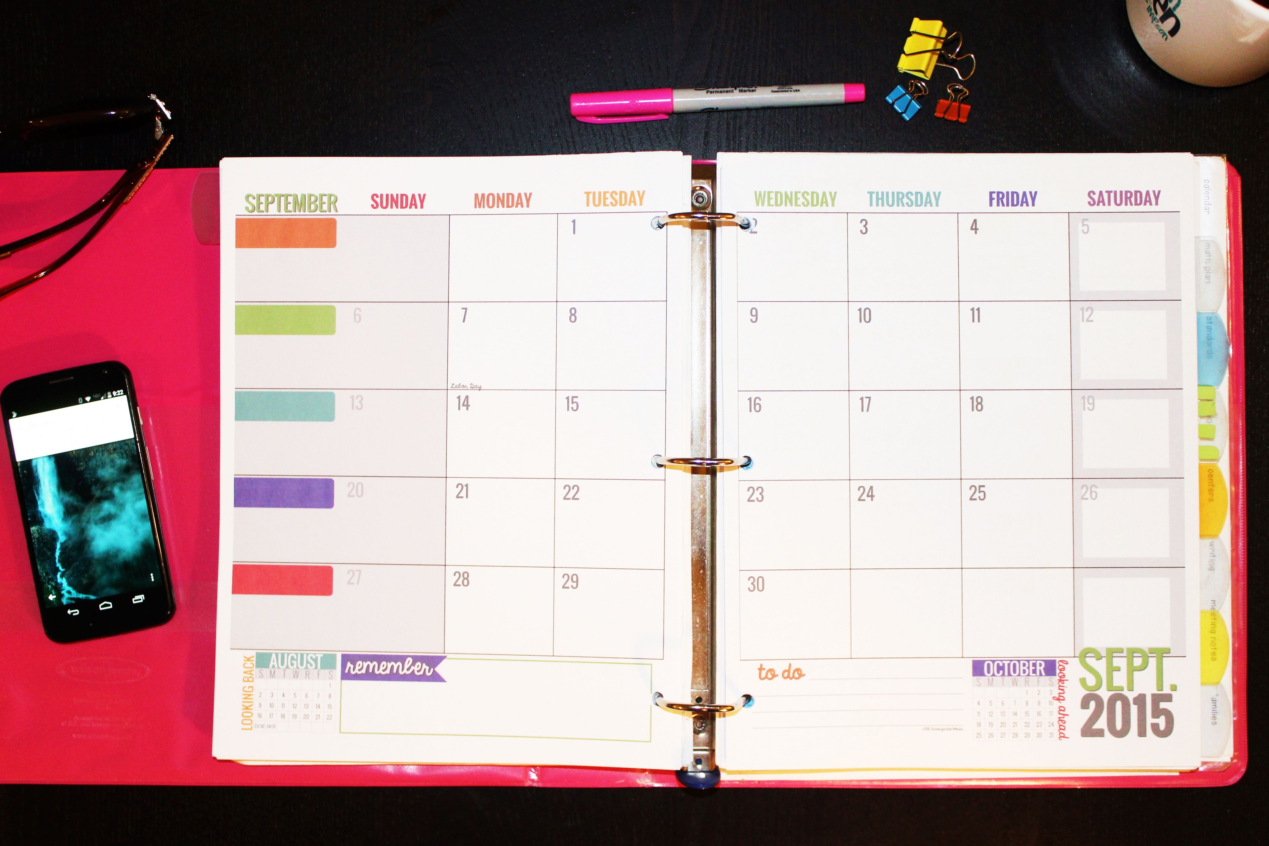 Printable Teacher Calendar Printable 2017 2018 Teacher Planning Calendar Template