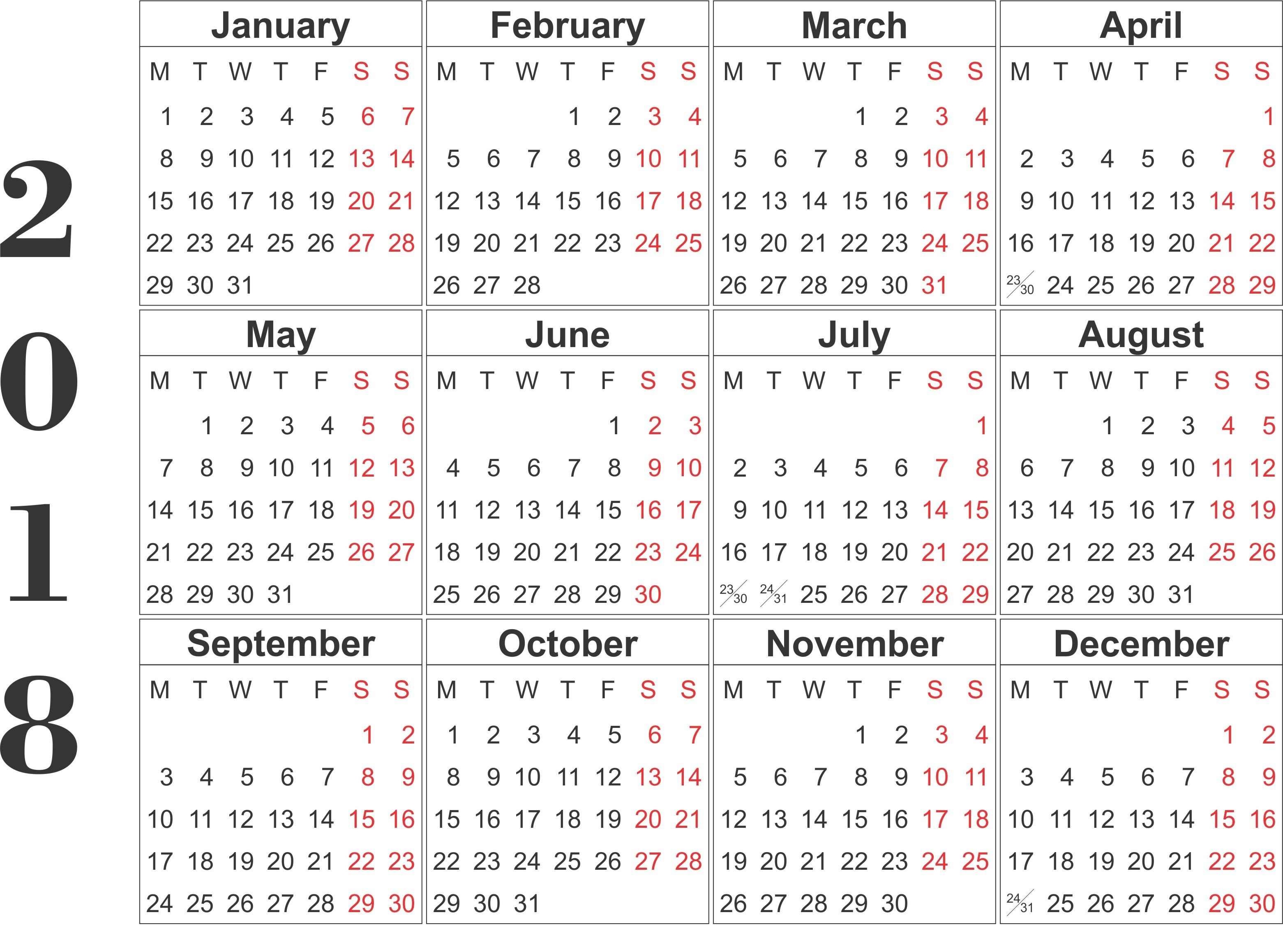 Blank 12 Month Calendar Template from www.bizzieme.com