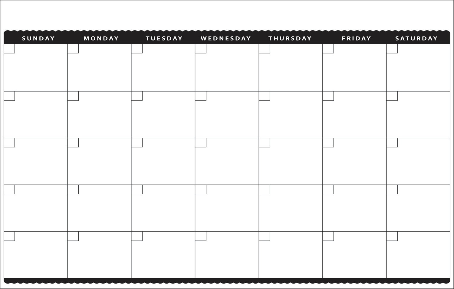 post cute printable blank calendar