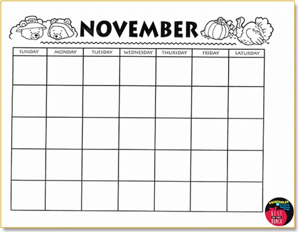 Best Of Free Printable Calendar Kids  Free Printable Calendar Monthly Pertaining To Blank Calendar Template For Kids