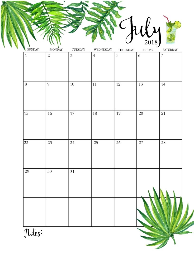 Fresh Month Of July Calendar Printable Free Printable Calendar Monthly