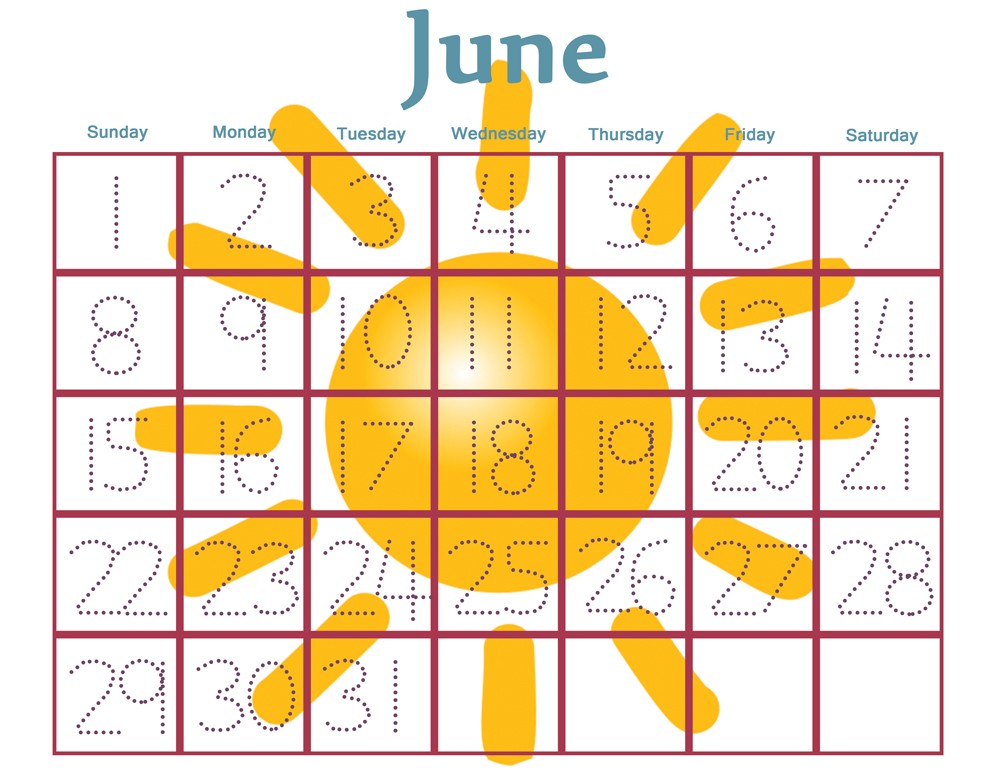 Preschool Calendar Template Printables 6 Best Of Free Printable Preschool Calendar Numbers