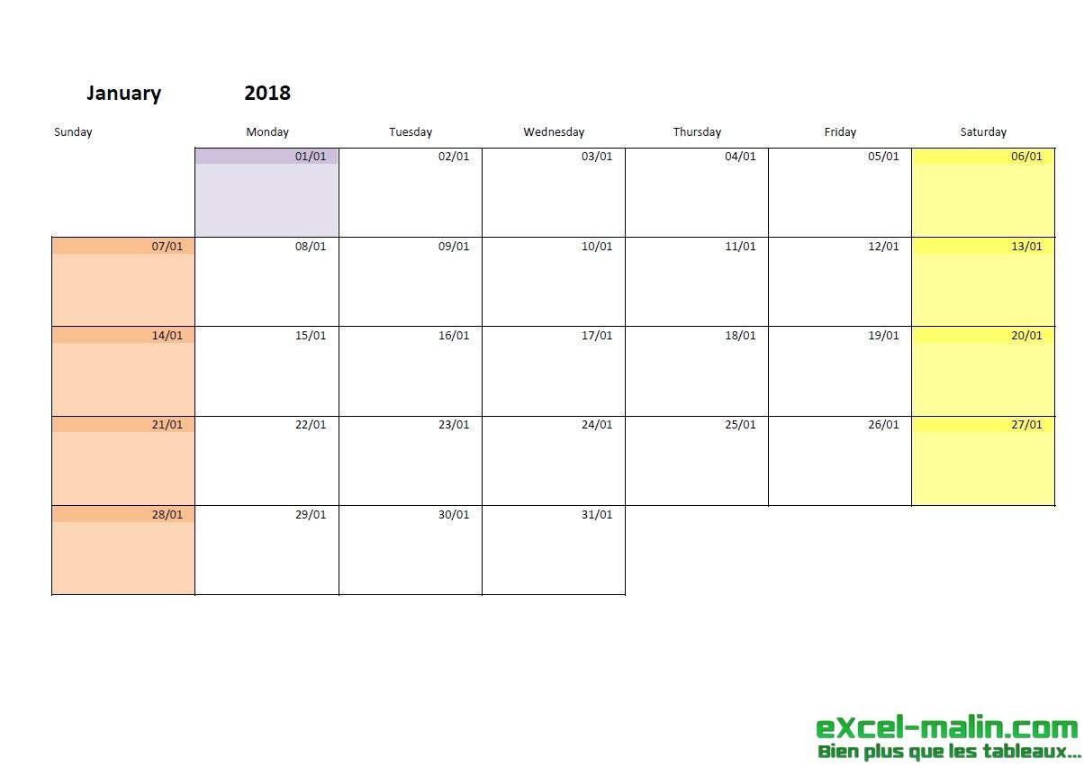 printable monthly calendar template