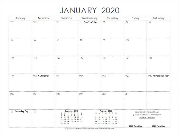 2020 Calendar Printables Free Printable Calendar Monthly