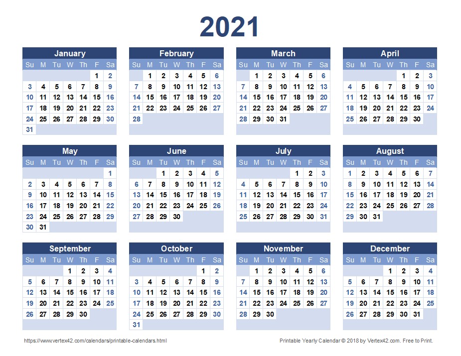 Fillable Calendar 2021 | Free Printable Calendar Monthly