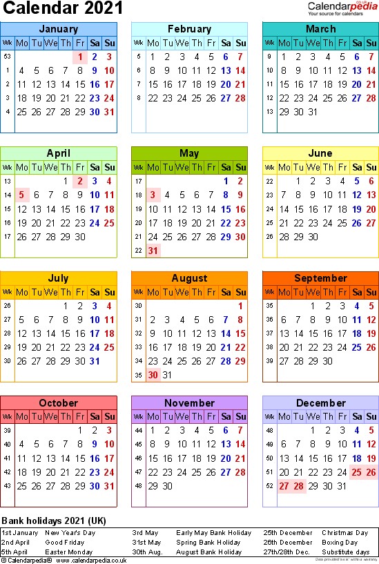 Free Pdf Calendar 2021 Uk For Visitors Free Printable Calendar Monthly