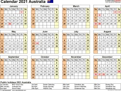 Google Calendar 2021 Printable Australia | Free Printable ...