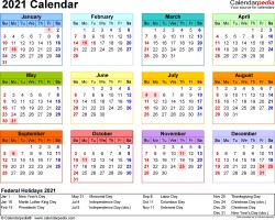 2021 calendar pdf templates