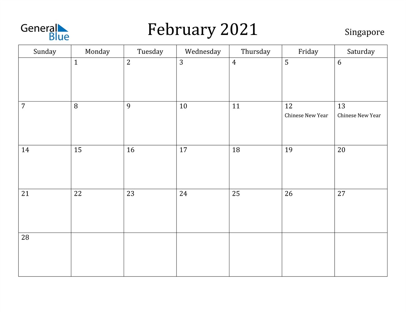 February 2021 Calendar Canada | Free Printable Calendar ...
