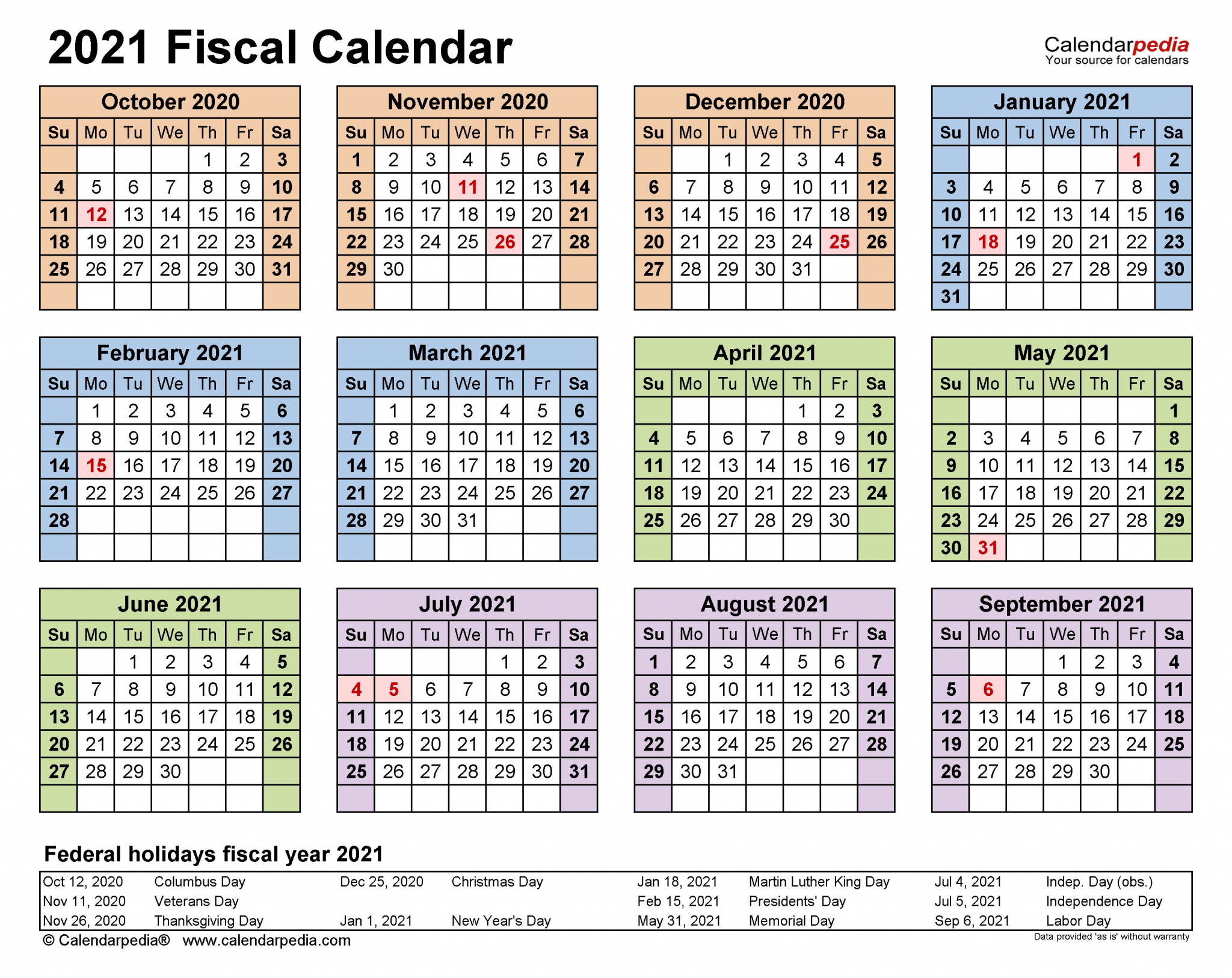 2021 Federal Pay Period Calendar Printable Free Printable Calendar Monthly