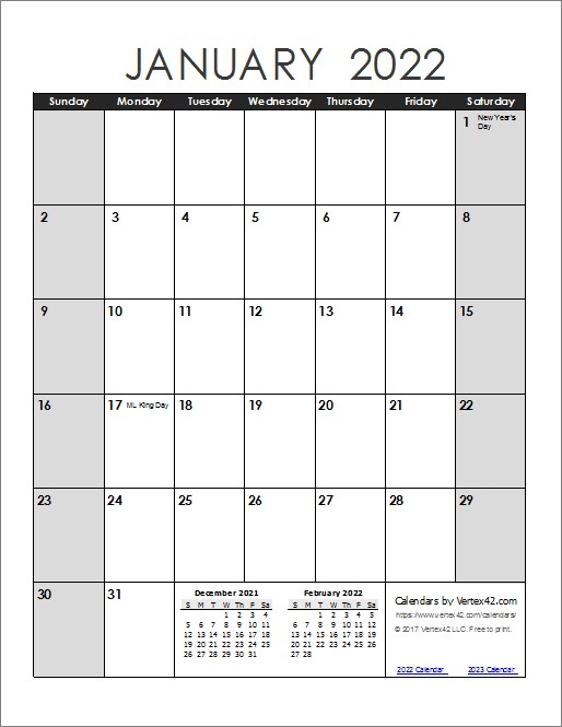 2022 Printable Monthly Calendar Printable Calendar 2022 April 2022 Calendar
