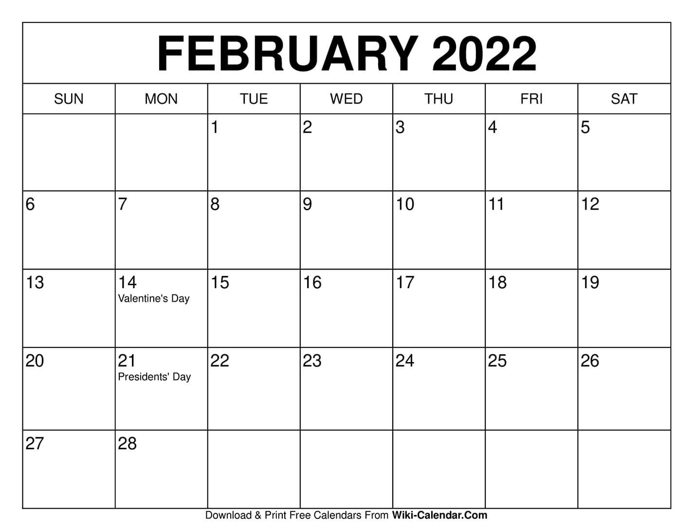 february calendars