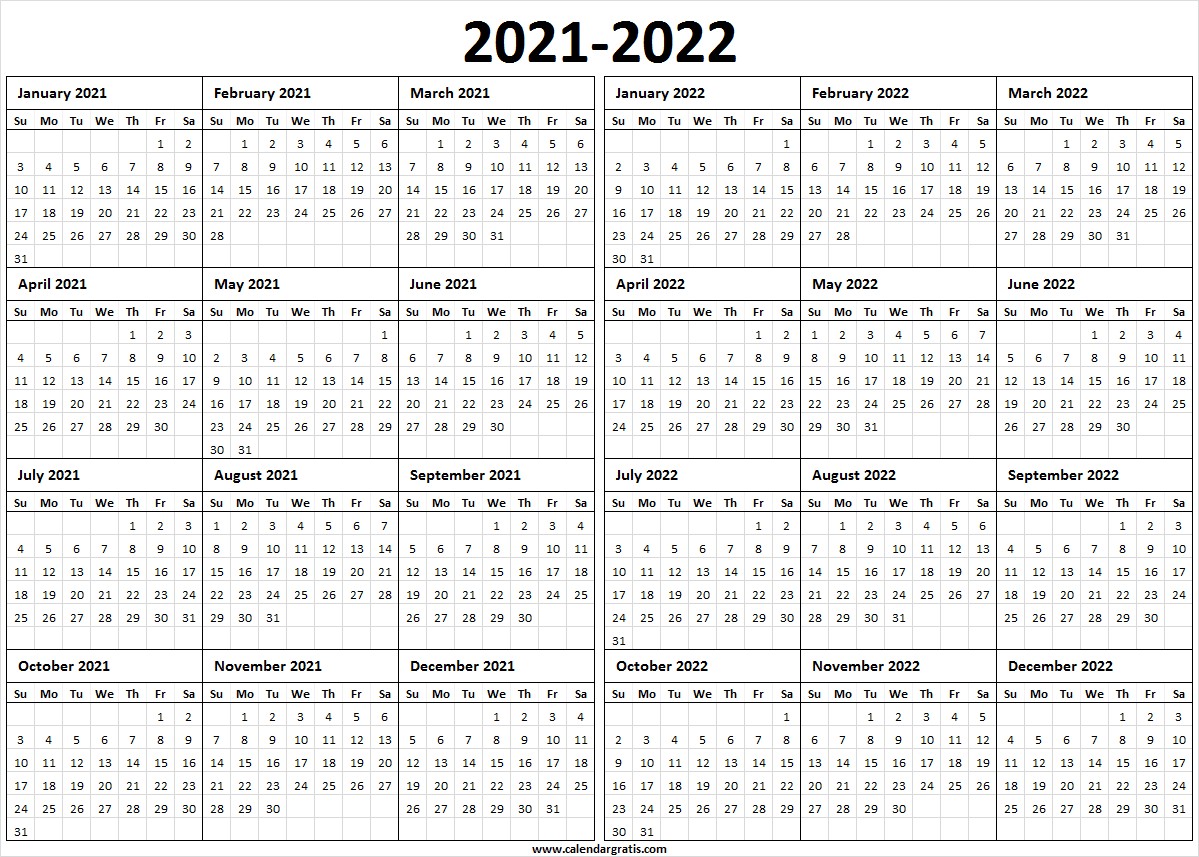 printable calendar 2021 template