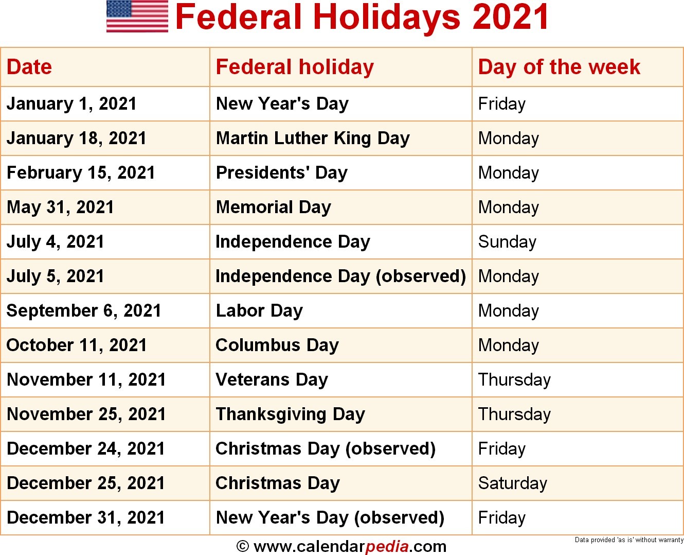 calendar 2021 march united states