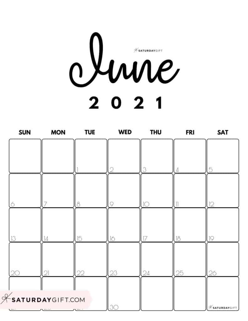 printable june calendar