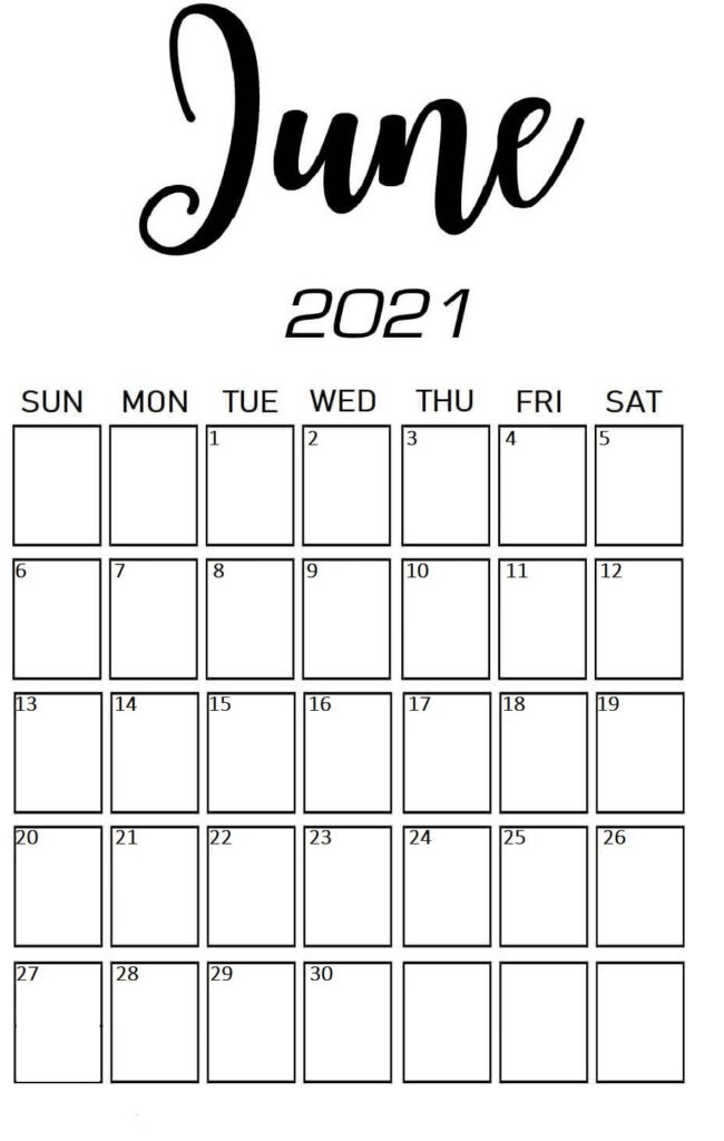 june calendar